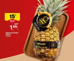 Continente Abacaxi super sweet promoção