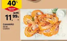 Continente Camarão 25/35 Cozido promoção