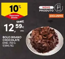 Continente Bolo insano chocolate promoção