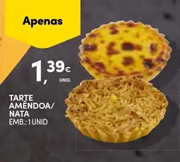Continente Tarte amêndoa/nata promoção