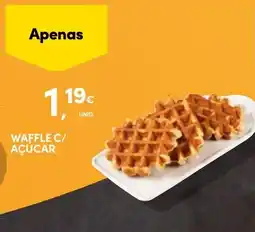 Continente Waffle c/ açucar promoção