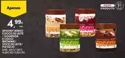 Continente Spoony ninho e doce de leite / goiabada e coco/ brownie/ docę de leite/ pistácio promoção