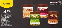 Continente Spoony ninho e doce de leite / goiabada e coco / brownie / doce de leite / pistácio promoção