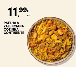 Continente Paelha à valenciana cozinha continente promoção