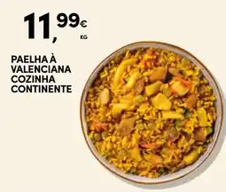 Continente Paelha à Valenciana Cozinha Continente promoção