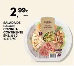 Continente Salada de bacon cozinha continente promoção