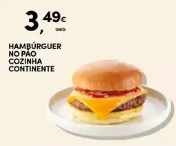 Continente Hambúrguer no pão cozinha continente promoção