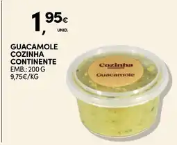 Continente Guacamole cozinha continente promoção
