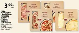 Continente Pizza pepperoni/ carbonara/ fiambre e queijo/5 queijos cozinha continente promoção