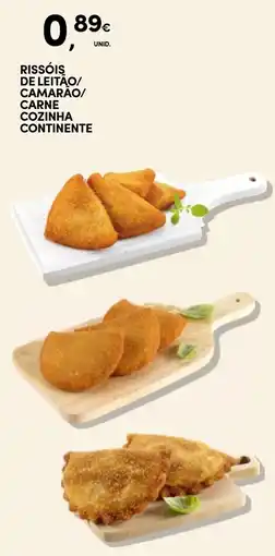 Continente Rissóis de leitão/camarão/carne cozinha continente promoção