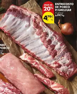 Pingo Doce Mais de entrecosto de porco p/grelhar promoção