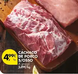 Pingo Doce Cachaço de porco s/osso promoção