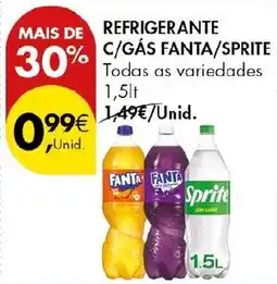 Pingo Doce Refrigerante c/gás fanta/sprite promoção