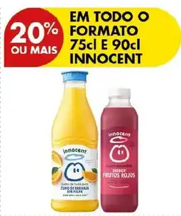 Pingo Doce Innocent suco de fruta puro promoção