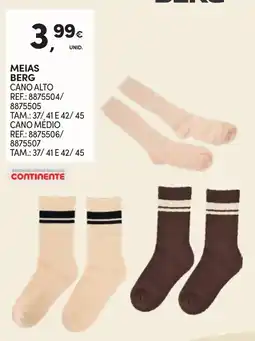 Continente Meias berg promoção