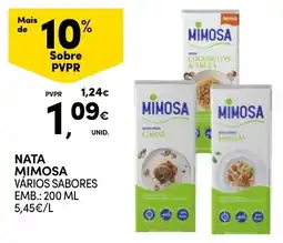 Continente Nata mimosa vários sabores promoção