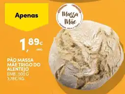 Continente Pão massa mãe trigo do alentejo promoção
