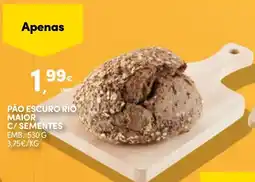 Continente Pão escuro rio maior c/ sementes promoção