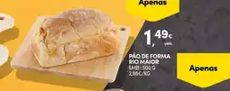 Continente Pão de forma rio maior promoção