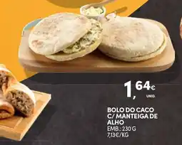 Continente Bolo do caco c/ manteiga de alho promoção