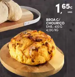 Continente Broa c/ chouriço promoção