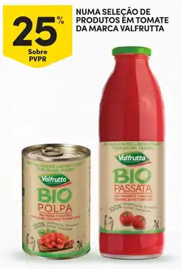 Continente Numa seleção de produtos ĕm tomate da marca valfrutta promoção
