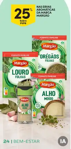 Continente Nas ervas aromáticas da marca margão promoção