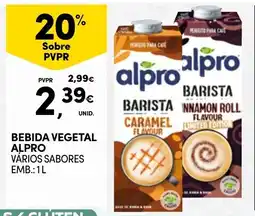 Continente Bebida vegetal alpro promoção
