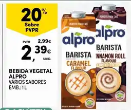 Continente Bebida vegetal alpro vários sabores promoção