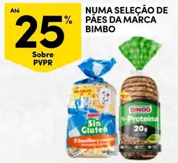 Continente Pães da marca Bimbo promoção