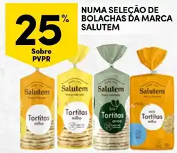 Continente Numa seleção de bolachas da marca salutem promoção