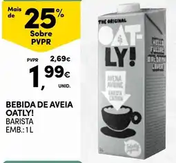Continente Bebida de aveia oatly promoção