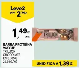 Continente Barra proteína wayup promoção