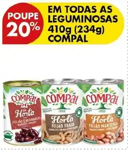 Pingo Doce Compal horta feijão encarnado promoção
