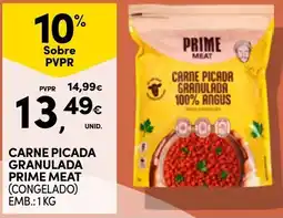 Continente carne picada granulada prime meat promoção