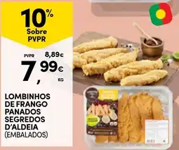 Continente lombinhos de frango panados segredos d'aldeia promoção