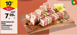 Continente espetadas de peru continente promoção