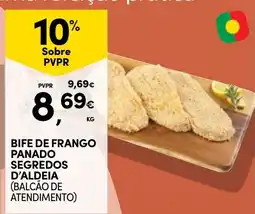 Continente Bife de frango panado segredos d'aldeia promoção