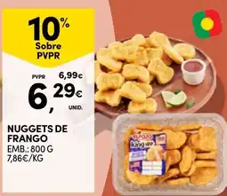 Continente Nuggets de frango promoção