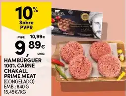 Continente Hambúrguer chakall promoção