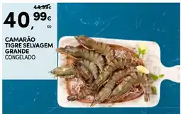 Continente Camarão Tigre Selvagem Grande Congelado promoção
