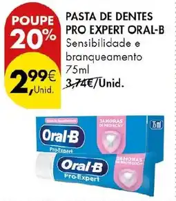 Pingo Doce Pasta de dentes pro expert oral-b promoção
