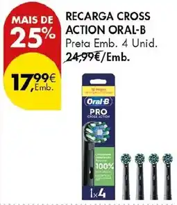 Pingo Doce Recarga cross action oral-b promoção