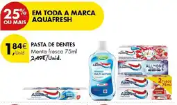 Pingo Doce Pasta de dentes promoção
