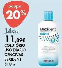 Pingo Doce Colutório uso diário gengivas bexident promoção