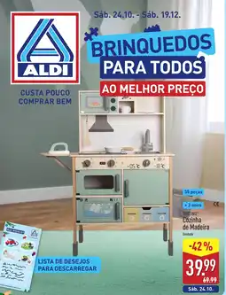 ALDI ToyLino Cozinha de Madeira promoção