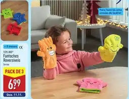 ALDI Toylino fantoches reversíveis sortido promoção