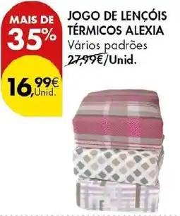 Pingo Doce Jogo de lençóis térmicos alexia promoção
