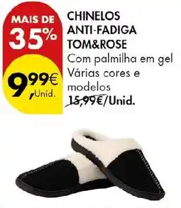 Pingo Doce chinelos anti-fadiga tom&rose promoção