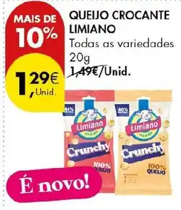 Pingo Doce Queijo crocante limiano promoção